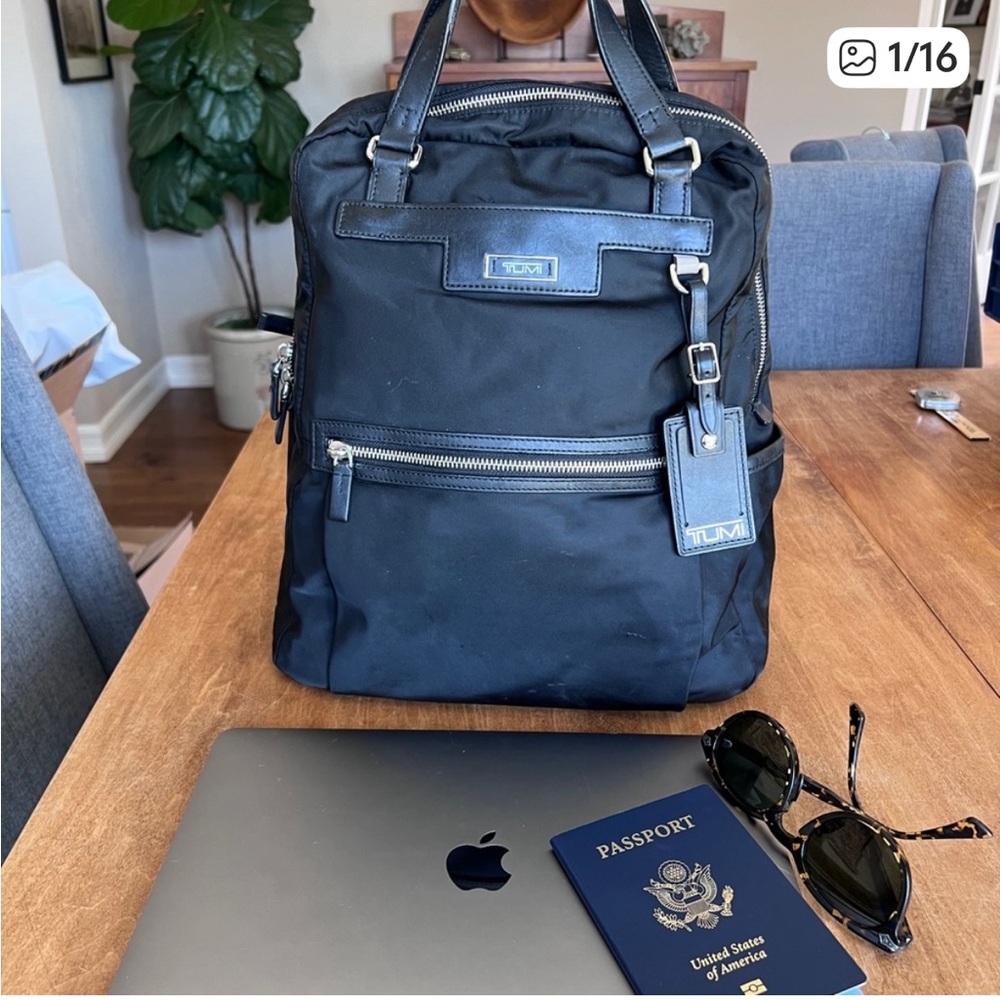 TUMI Voyageur Atlanta Travel/Business backpack in black